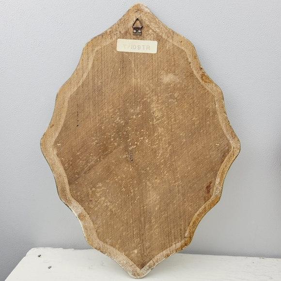 Vintage Italian Wall Art Wood Plaques Florentine Toleware Tole Art Gold Gilt - Picture 5 of 16